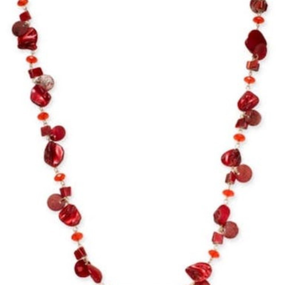 Style and Co Shell Rope Long Necklace - Picture 3 of 5